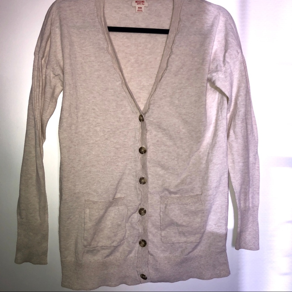 Tan cardigan